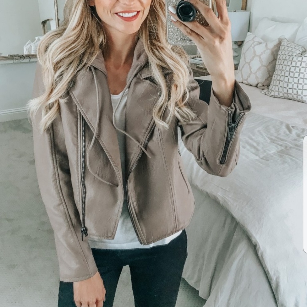 Blank NYC Jacket Mushroom